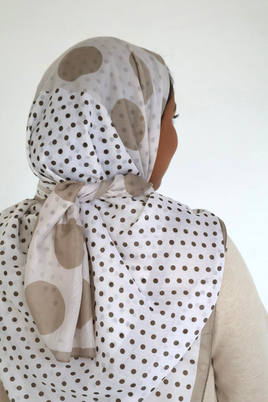 XL Polka Dot Square Scarf