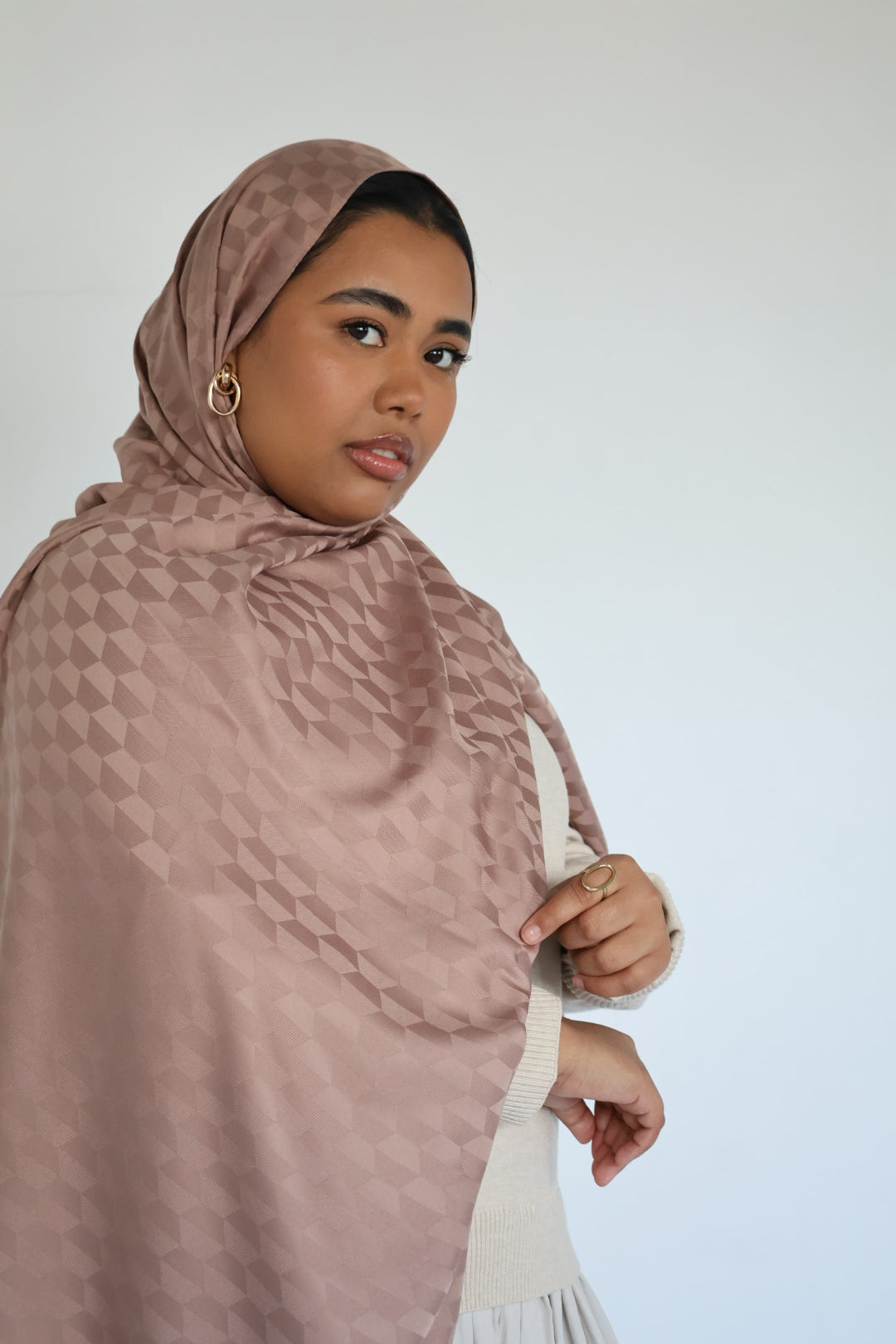 Topkapi Jacquard Hijab