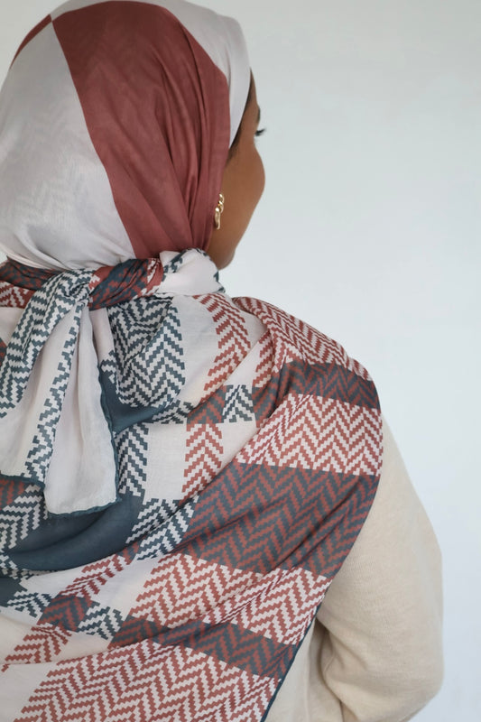 XL Pixel Square Scarf