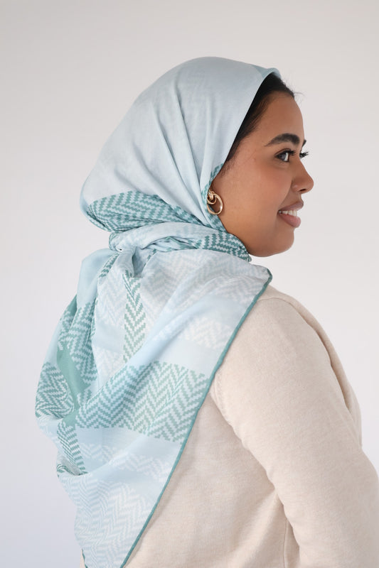 XL Pixel Square Scarf