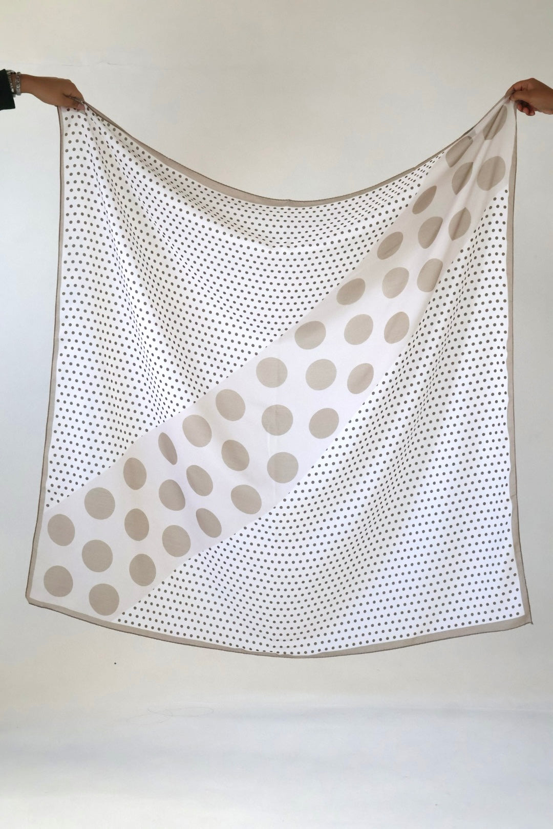 XL Polka Dot Square Scarf