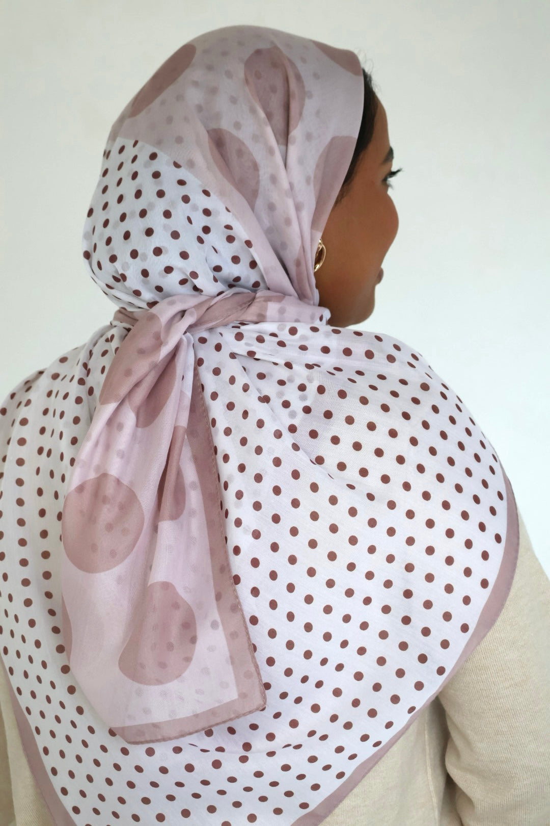 XL Polka Dot Square Scarf