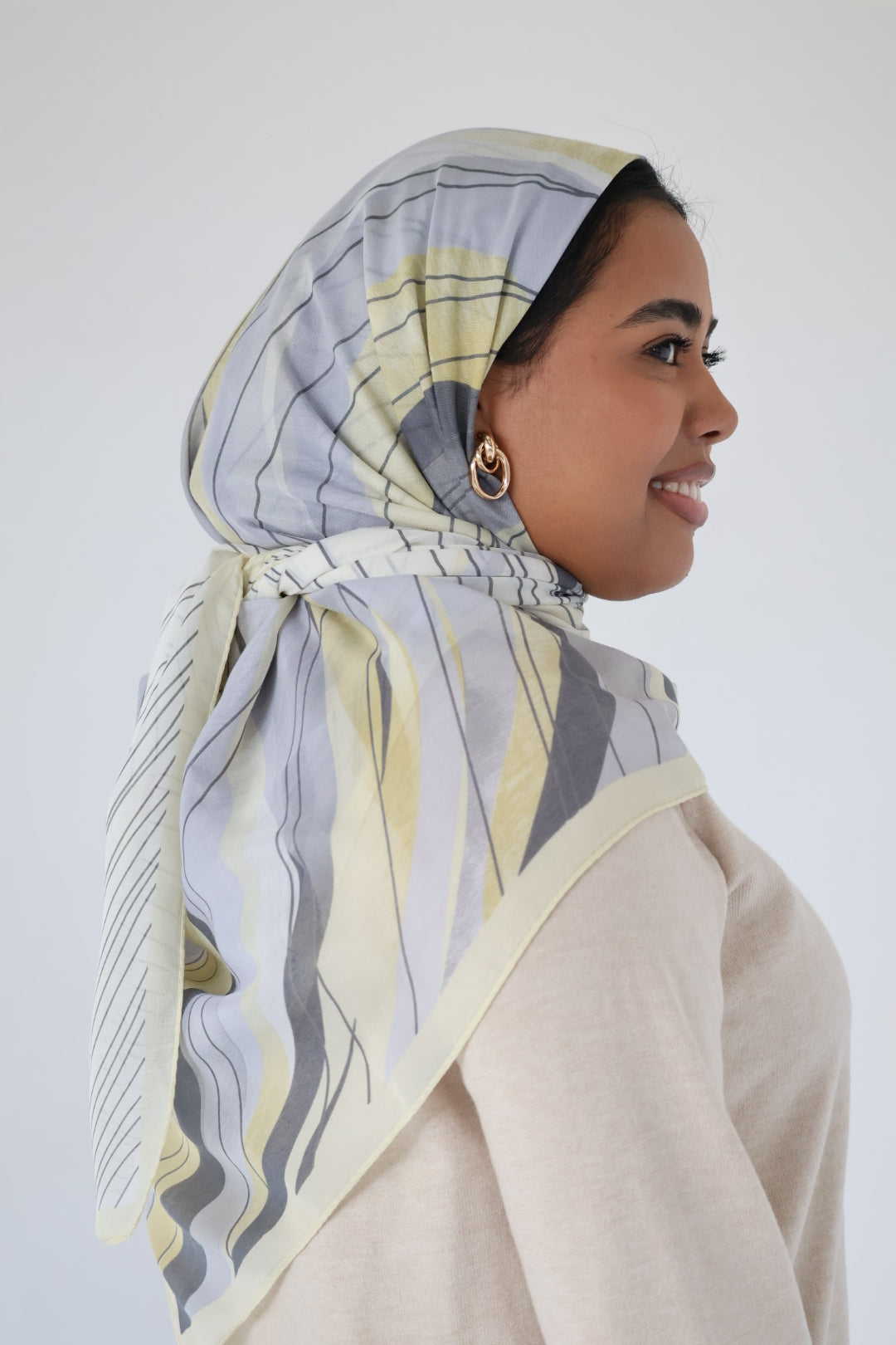 XL Geometric Square Scarf